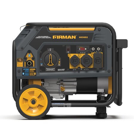 Firman Portable Generator, 4,550 W Rated, Recoil Start H03652